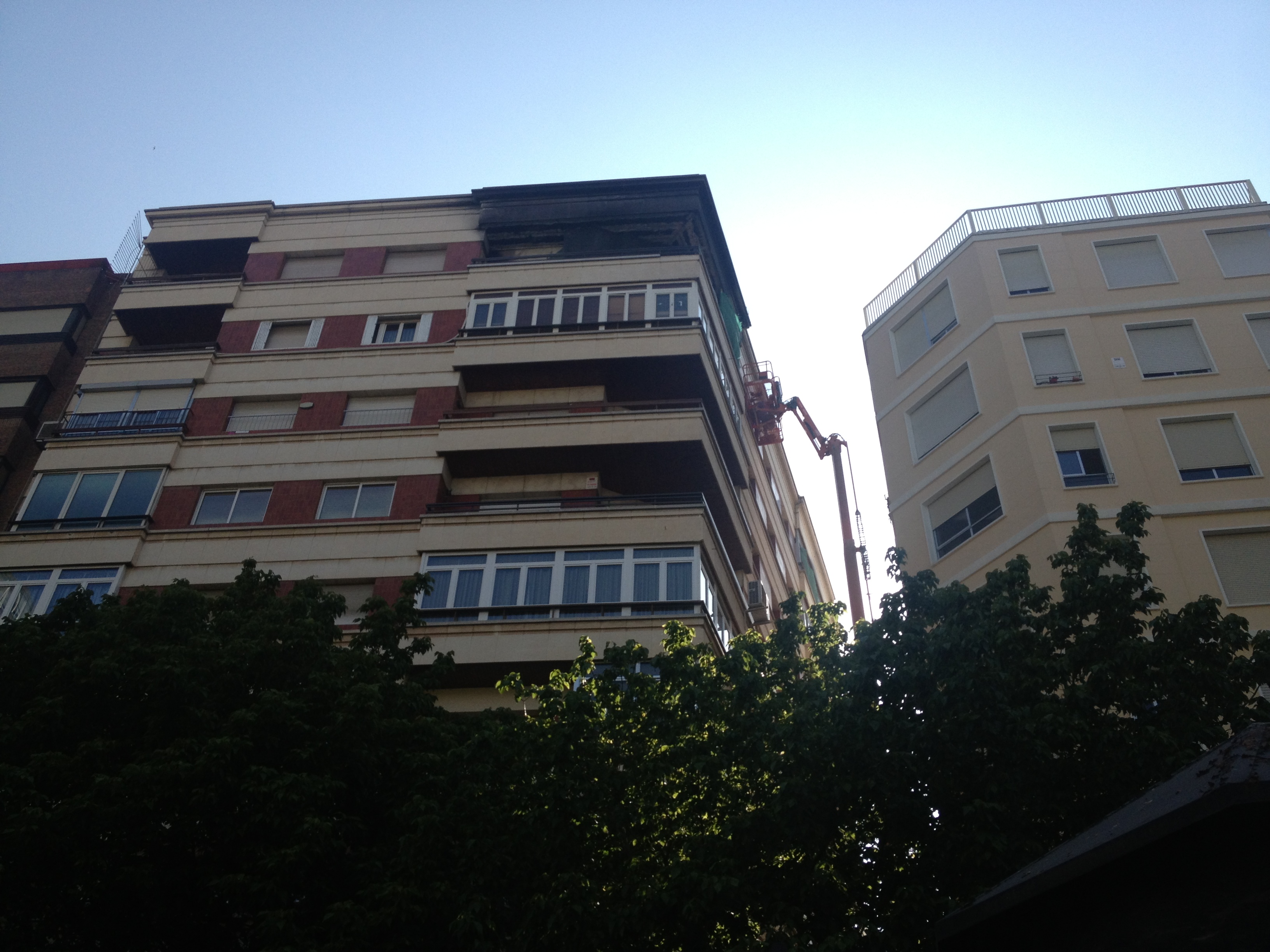 Se apagó el fuego en la Calle Vinader Se apagó el fuego en la Calle Vinader